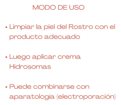 Crema Facial Apta Rosacea Hidrosomas Hialuronico Lidherma