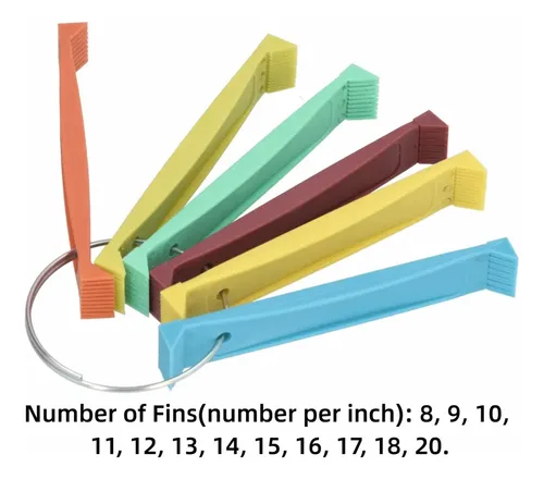 Juego De Peines Fin Comb Fcr6, Varios Tamaños, Mantenimiento