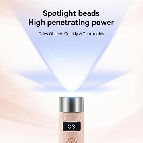 Lámpara Uv Led Para Uñas Recargable Con Sensor Y Pantalla