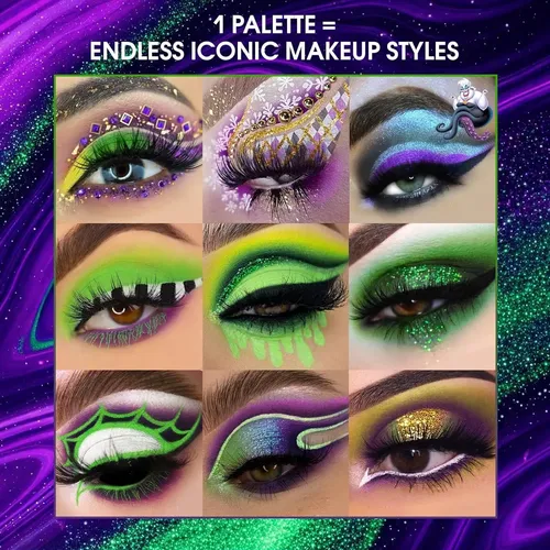 Paleta De Sombras Mardi Gras 9 Colores Vegana, Resistente