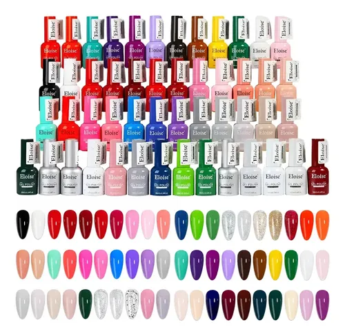 Esmaltes Semipermanentes Eloise Para Uñas Uv/led A Elección Nude Translucido 52