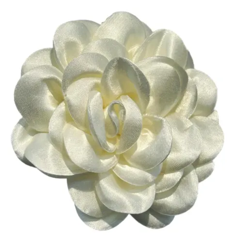 Broche De Flores De Camelia Para Mujer, Pinza De Pelo Grande