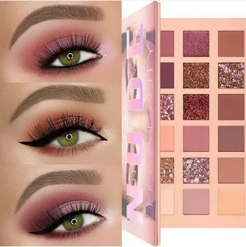 Set De Maquillajes Paleta Nude Ideal Regalo Mujer Sombras 4d