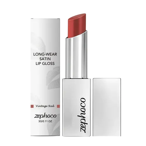 Brillo De Labios De Brillo Suave Y Duradero (rojo Vintage)