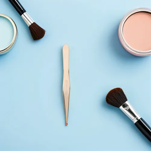 Kit De 6 Pinzas Para Pestañas: Acero Inoxidable Para Cejas
