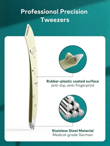 Pinza Profesional Acero Inoxidable Para Cejas Mujer Hombre
