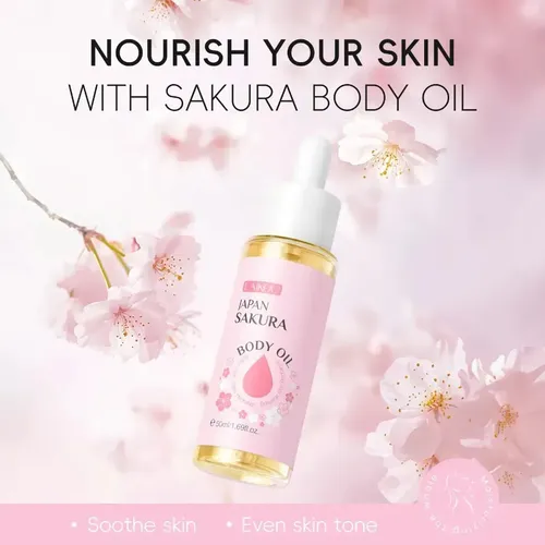 Set De Cuidado Facial Laikou Sakura 9 Piezas Ilumina Piel