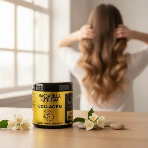 Mascarilla Nutritiva Collagen Beauty Walfor Maca Power 450 G