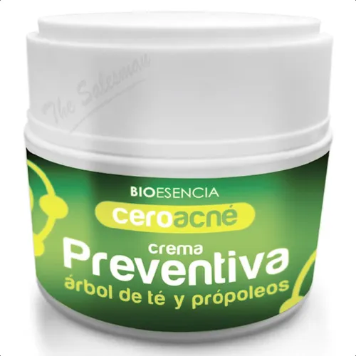 Crema Preventiva Cero Acné Con Árbol De Té Y Propóleos
