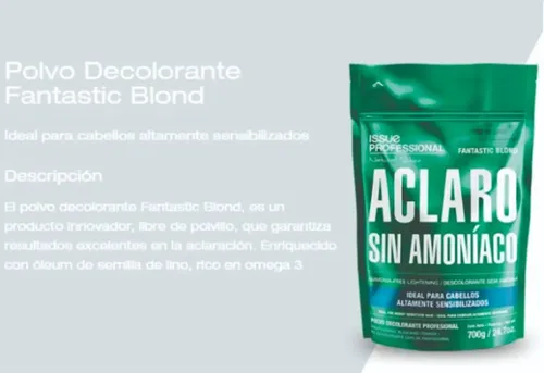 Polvo Decolorante Issue Fantastic Blond Sin Amoniaco X3
