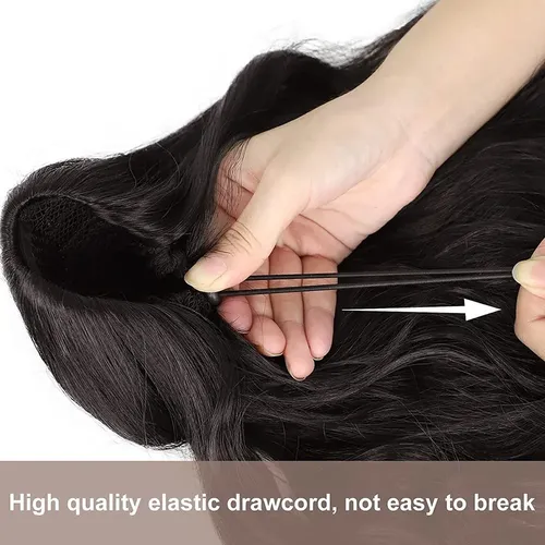 Extensión De Cabello Largo Y Ondulado Para Coleta