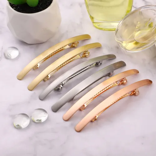 Pinzas Elásticas Lurrose Para Mujer, Delgadas Y Largas, Con