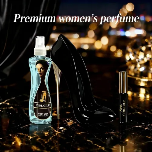 Set De Perfume Y Cuidado Black Cool Girl 5 Pzs Mujer
