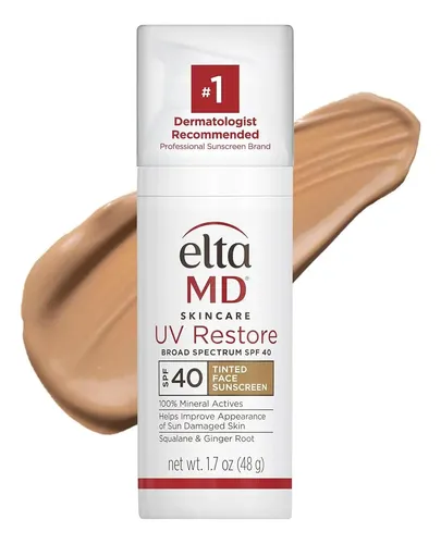 Protector Solar Facial Tintado Eltamd Uv Restore Spf 40