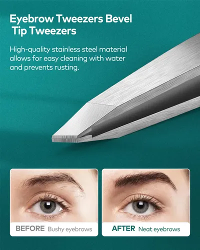 Pinzas Profesionales De Precisión Para Cejas Para Mujeres Y
