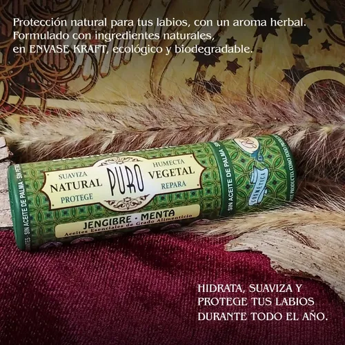 Bálsamo Labial Menta Jengibre Boti-k Puro