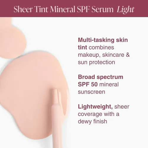 Suero Facial Mineral Fusion Spf 50, 30 Ml, Claro, Luminary