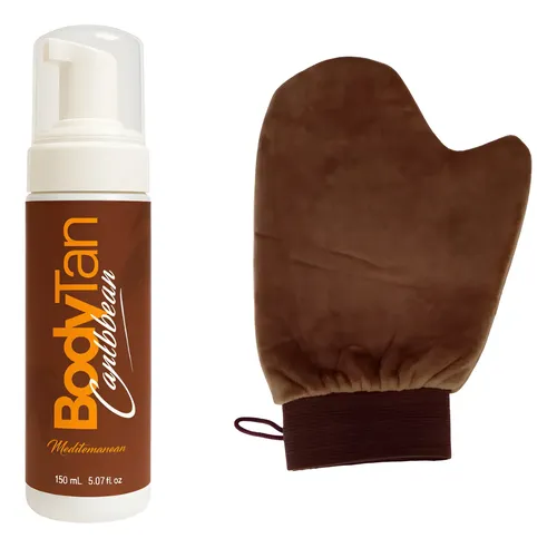 Autobronceante Mousse Bodytan Caribbean +guante Aplicador