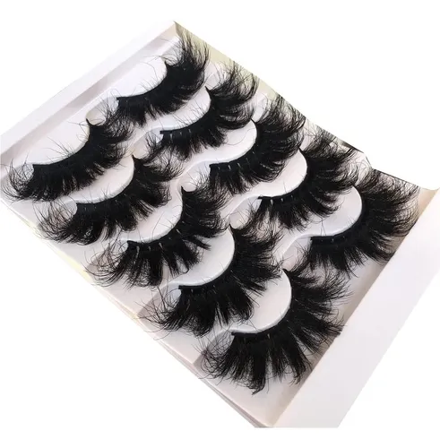 Pestañas Postizas 25mm Lux Gmagictobo Lujo 5 Pares