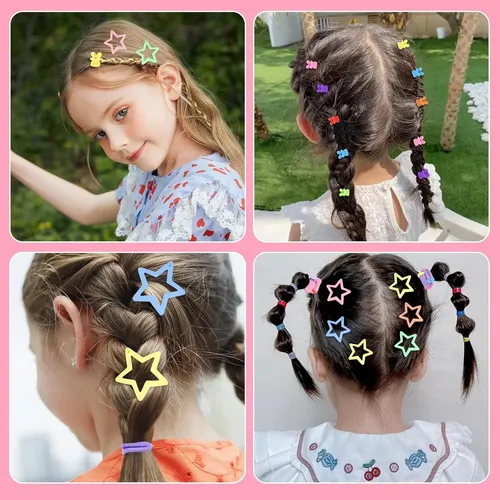 875 Mini Ligas For Cabello Elásticas Niña Accesorios Color