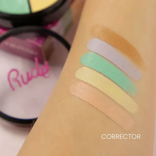 Paleta Correctores Fabulous Concealer Wheel Rude Cosmetics