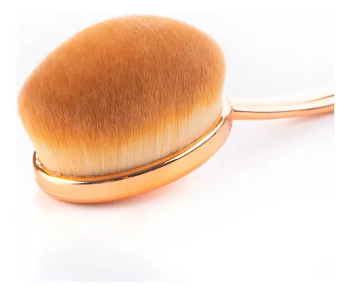 Set 5 Brochas Maquillaje Ovaladas Yoseng Estuche Negro