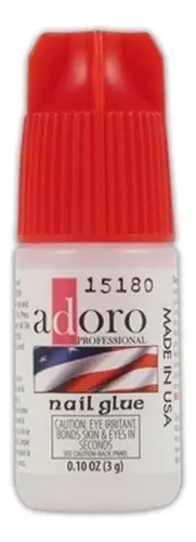 Pegamento Para Uñas Postizas Adoro Original 3 Grs
