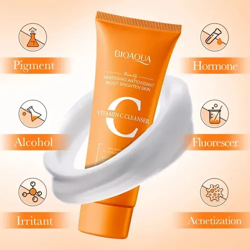 Jabon Facial Vitamina C Bioaqua Momento De Aplicación Día/noche Tipo De Piel Todo Tipo De Piel