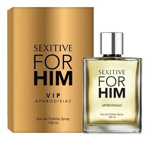 Perfume Eau De Toilette Sexitive For Him Vip Afrodisiaco 100ml Hombre