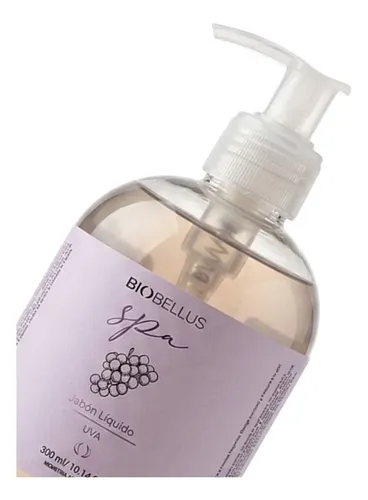 Jabón Líquido Biobellus Corporal Manos Uva 300ml