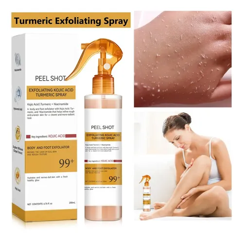 @spray Corporal Exfoliante Con Ácido Kójico Y Azafrán, -lys!