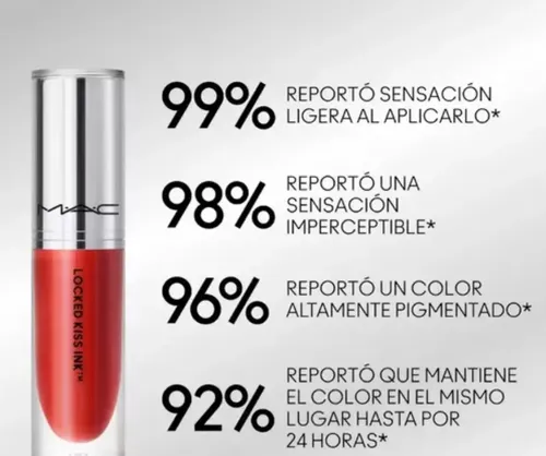 Labial MAC Cosmetics Locked Kiss Ink Locked Kiss Ink Lipcolour color meticulous mate