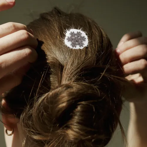2 Accesorios De Pelo Con Pedrería Y Brillo Para Fiestas, 2 P