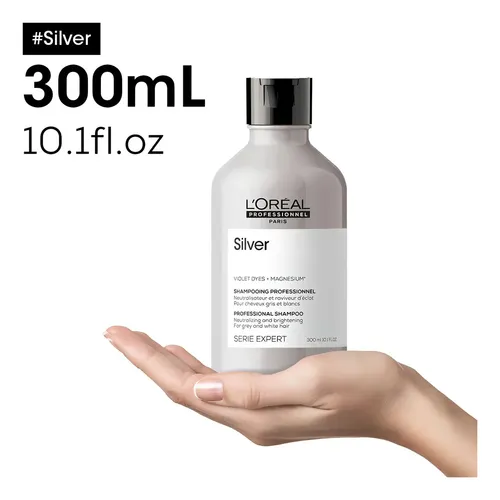 Shampoo Cuidado Canas L’oréal Professionnel Silver 300ml