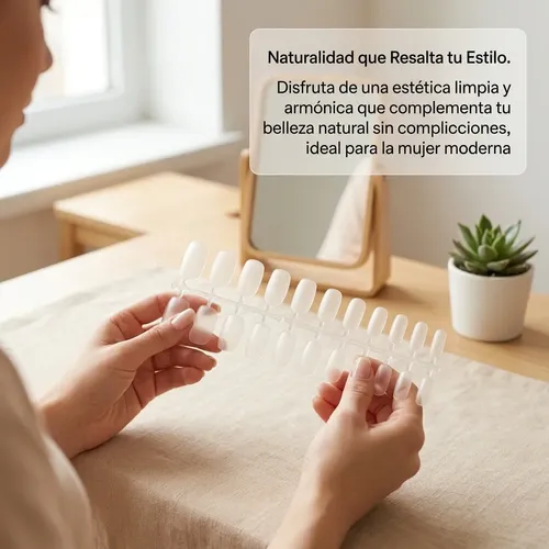 Tips Cuadrado Soft Mate 240pcs Extensiones Uñas Gel