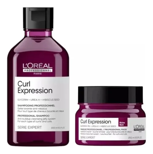 L’oreal Curl Expression Shampoo 300ml + Mascara 250ml Rulos