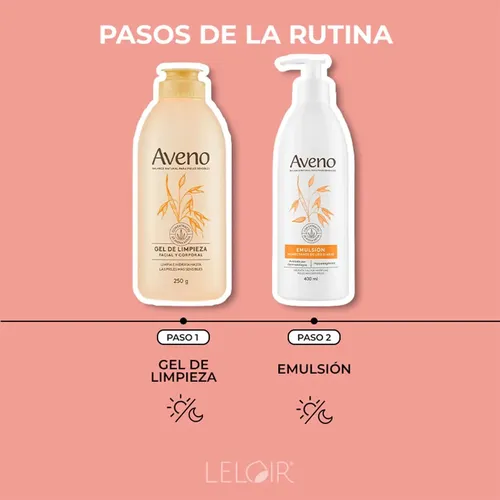 Aveno Combo Cuidado Básico Facial Corporal Pieles Sensibles