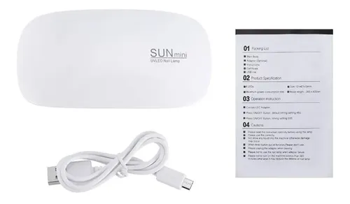 Mini Cabina Led Portátil Usb Esmalte Semipermanente Uv