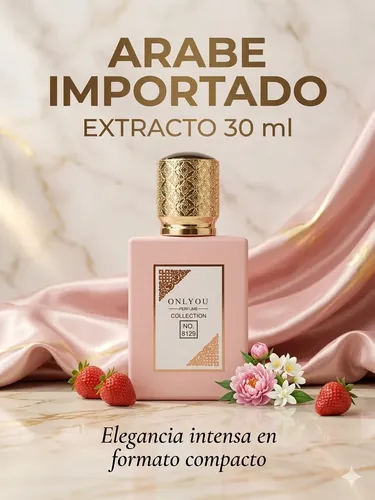Perfume Mujer Aroma Arabe Importado Extracto 30ml Frutal
