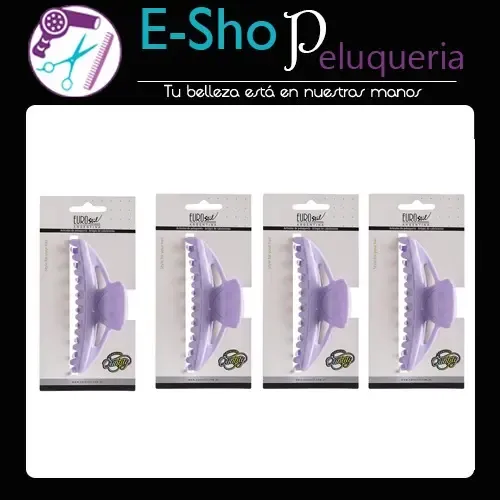 Broche Grande Hebilla De Pelo Eurostil 50070 X4 Fantasia