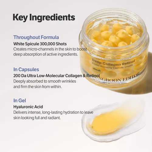 Sungboon Editor Crema Colágeno Retinol Power Boosting Capsul
