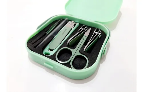 Set Manicura Pedicura Alicate Kit Lima Estuche Regalo Manicu