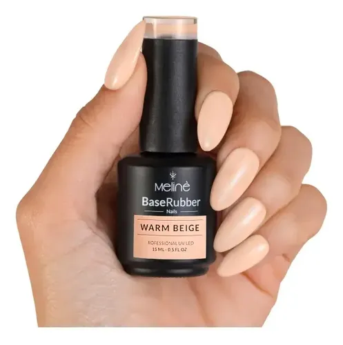 Meliné Base Rubber Profesional Uv/led 15ml Color WARM BEIGE