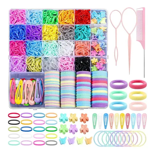 Set De Diademas Y Peines Para Niñas, Suaves Con El Cabello