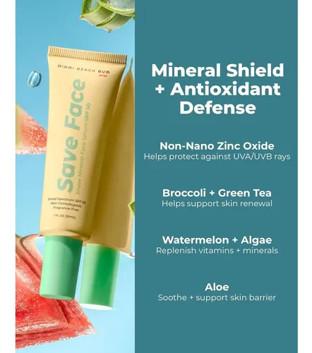Protector Solar Facial Spf50 Miami Beach Bum 29 G