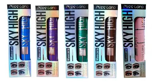 Mascara Pestaña Color Miss Lara Azul Verde Marron Violeta Color Rosa