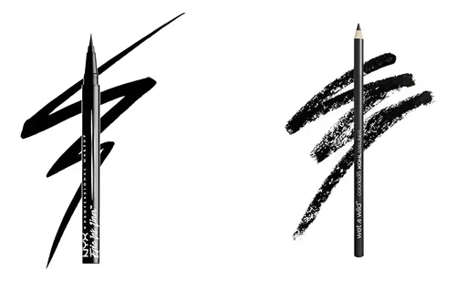 Paquete De 2 Eyeliners Nyx Epic Ink Y Wet N Wild Kohl