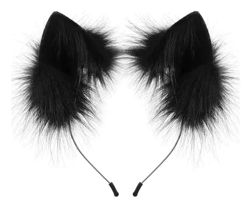Diadema Con Orejas De Animales De Imitación De Piel, Zorro