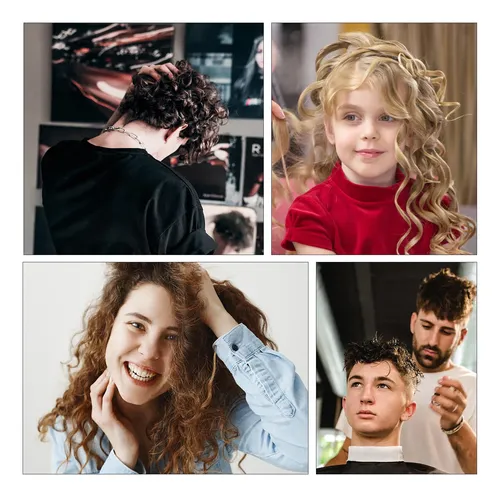 Cabello De Peluquería, 90 Unidades, Rizado Y Ondulación En F