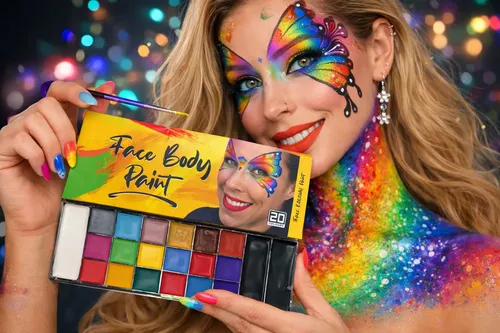 Paleta De Sombra Maquillaje Artístico 20 Colors